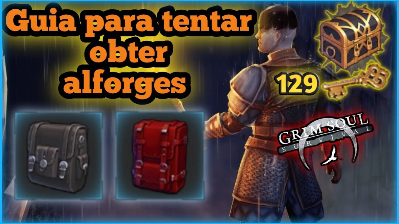Como dropar alforge para iniciantes - acampamento Bárbaro e cripta | tenha muita sorte 🍀 | Grim Soul