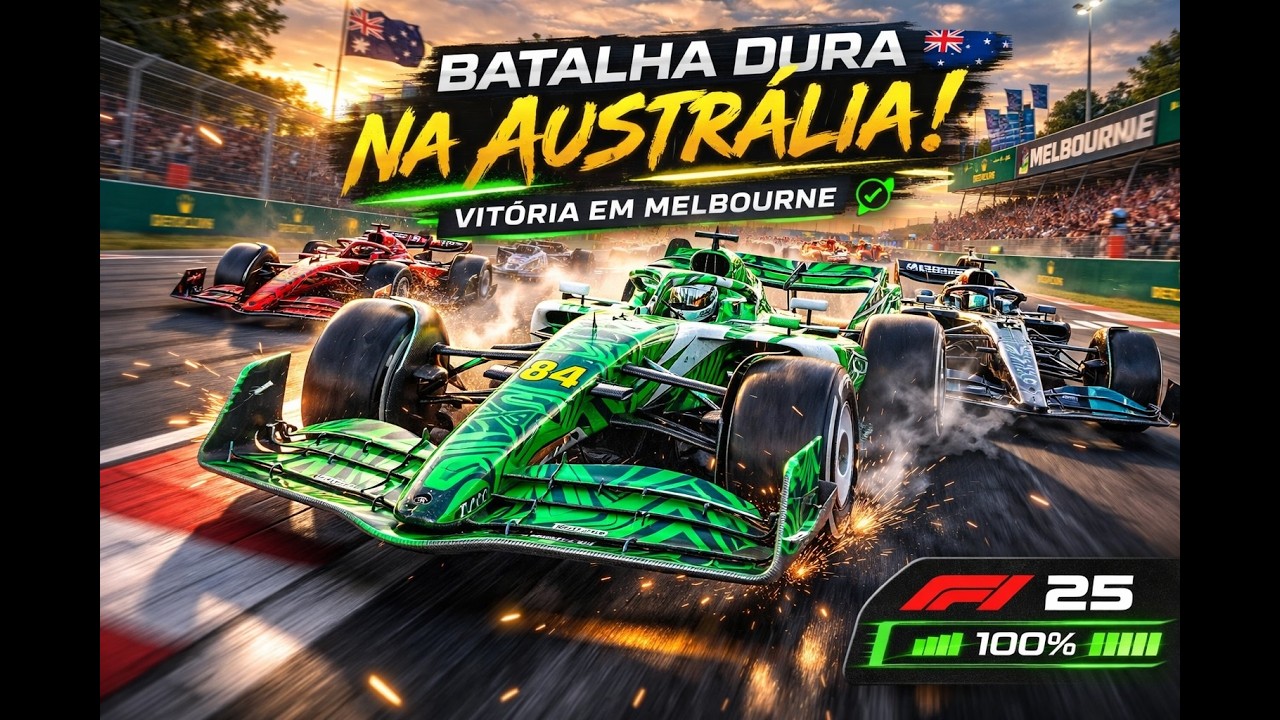 F1 25 - Ferrari e Mercedes deram trabalho! Vitória em Albert Park!