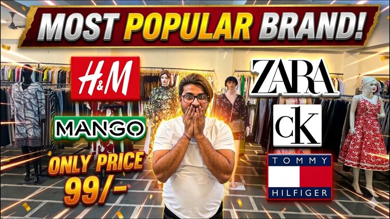 100% Original Store Articles 🤑 | Branded Export Surplus Garments 😱| Upto 93% Off All Big Brands 😍