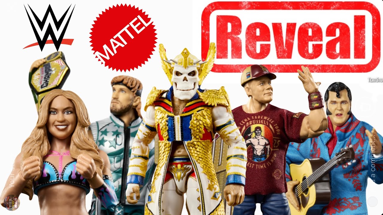 INSANE WWE ACTION FIGURE REVEALS FROM MATTEL! COMING IN FALL 2025! JOHN CENA, CODY RHODES, ETC!
