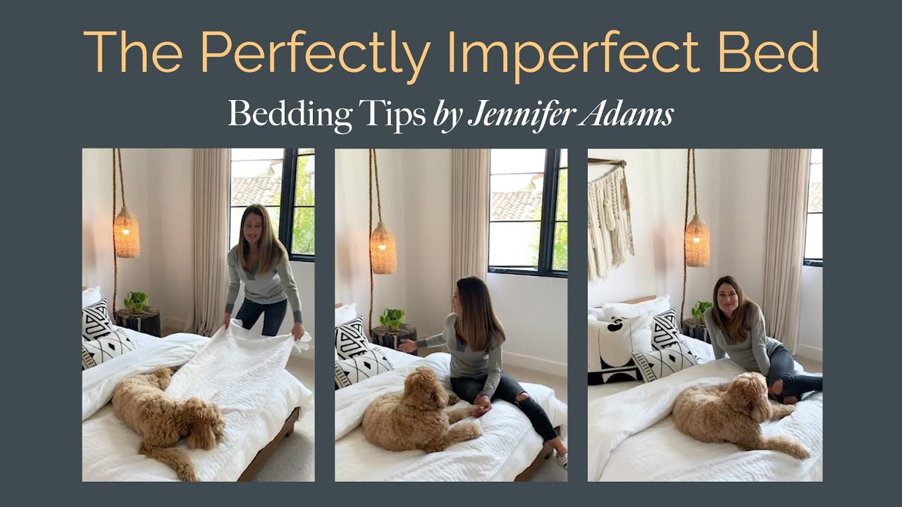 The Perfectly Imperfect Bed | Bedding Tips by Jennifer Adams