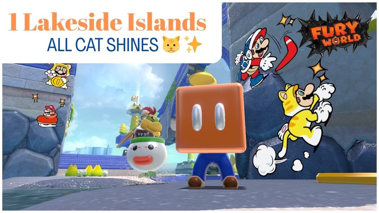 Bowser's Fury | All Cat Shines at Lakeside Islands! 🐱✨