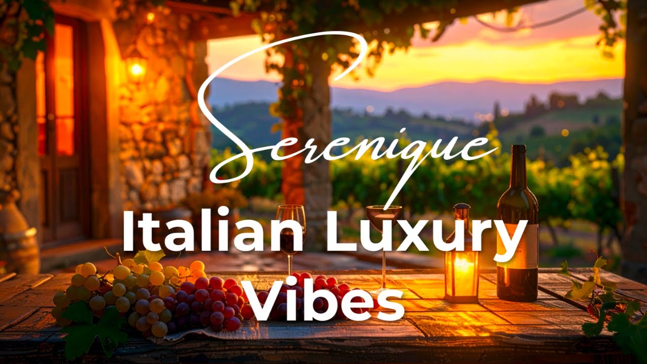 2 Hour Tuscany Sunset Chillout – Luxury Vineyard Ambience 🍷🇮🇹