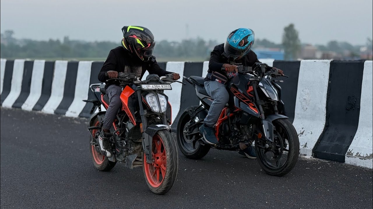 Duke 200 vs Duke 390 Drag Race - What's the power difference?