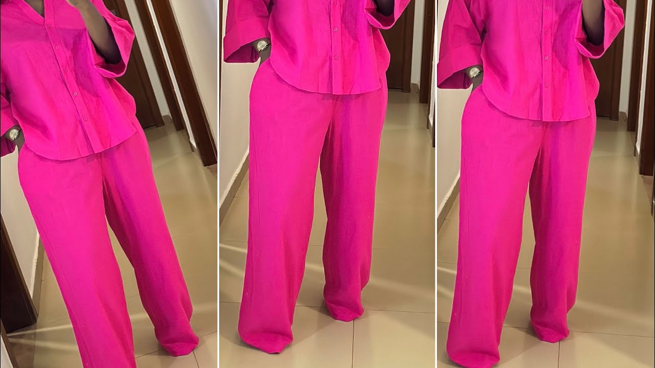 How to cut a Palazzo Pant (Pattern Drafting)
