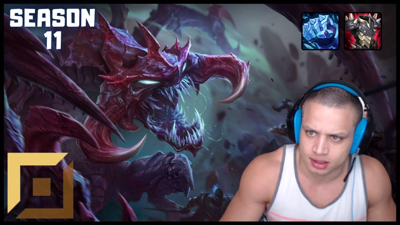 🦂 Tyler1 LANING AGAINST A NIDALEE OTP | Season 11 Preseason | Cho'gath Top Gameplay ᴴᴰ