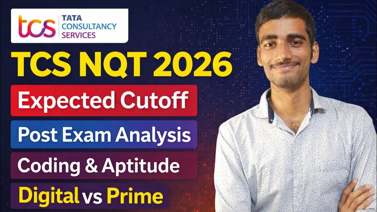 TCS NQT 2026 Expected Cutoff 🔥 Post Exam Analysis | Digital vs Prime