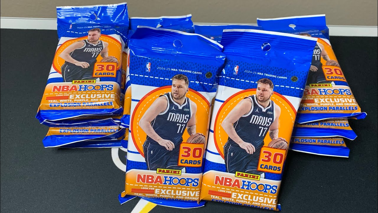 EXPLOSIONS ARE SICK! | 2024-25 Panini NBA Hoops Fat Pack Review! | 18-Pack Break | NICE NUMBEREDS!