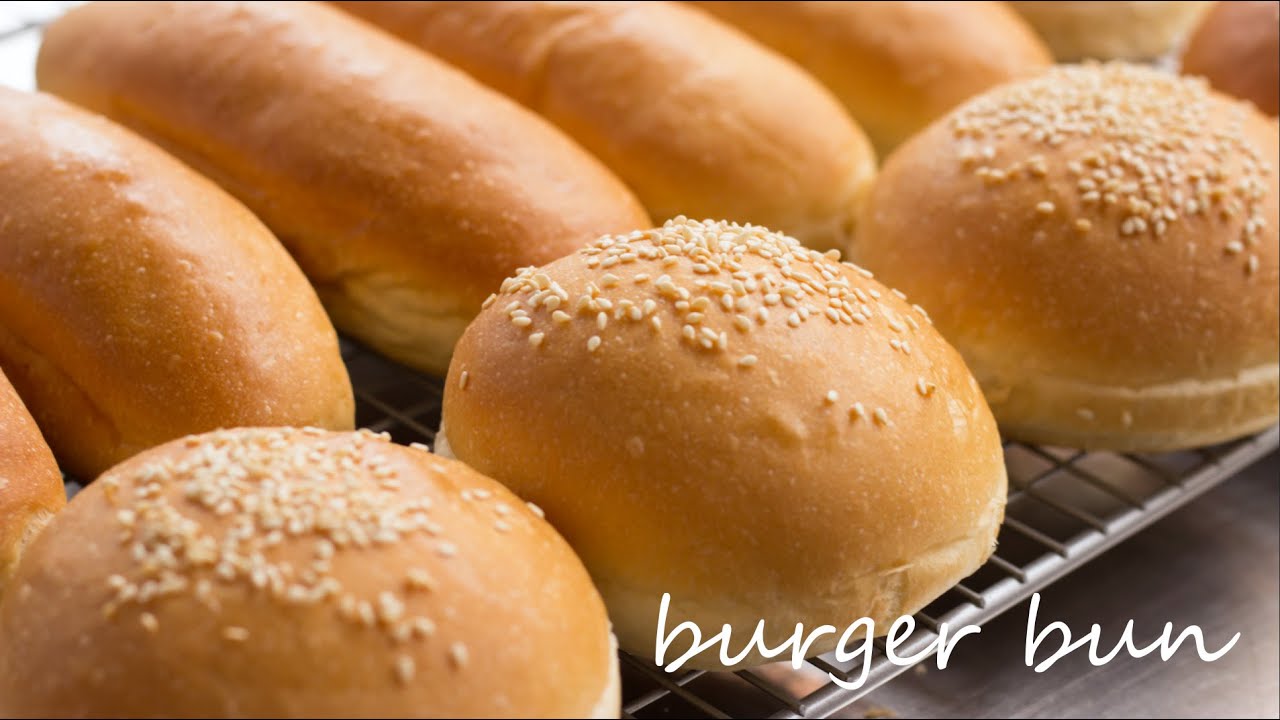 Soft Burger Bun Tangzhong Recipe | Resep Roti Burger Tanpa Telur