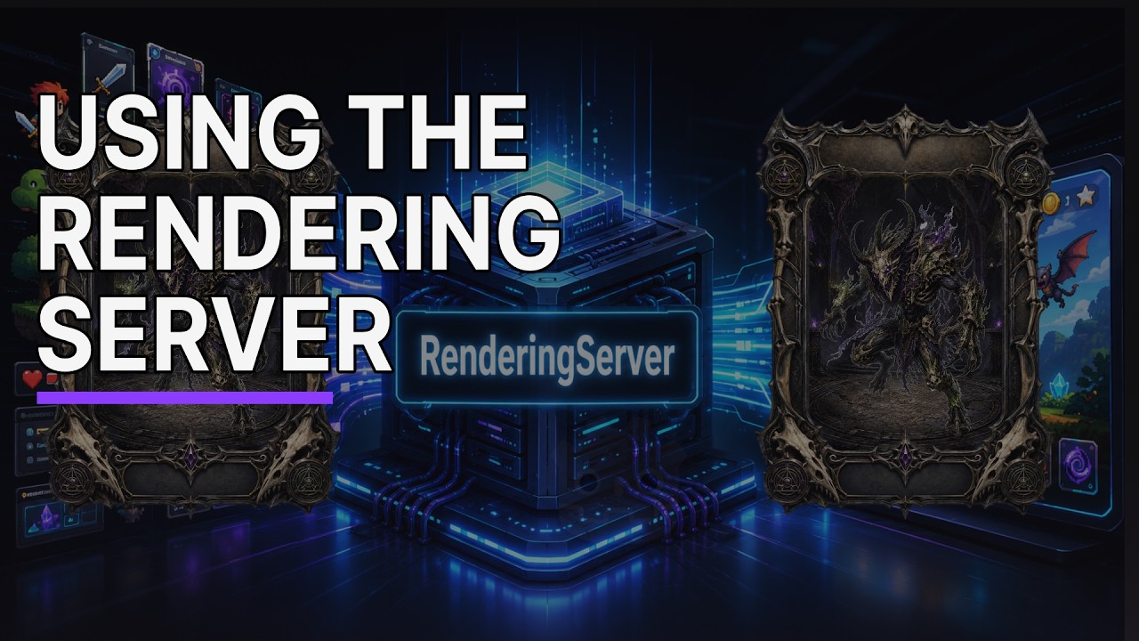 RenderingServer в Godot: зачем использовать его вместо узлов