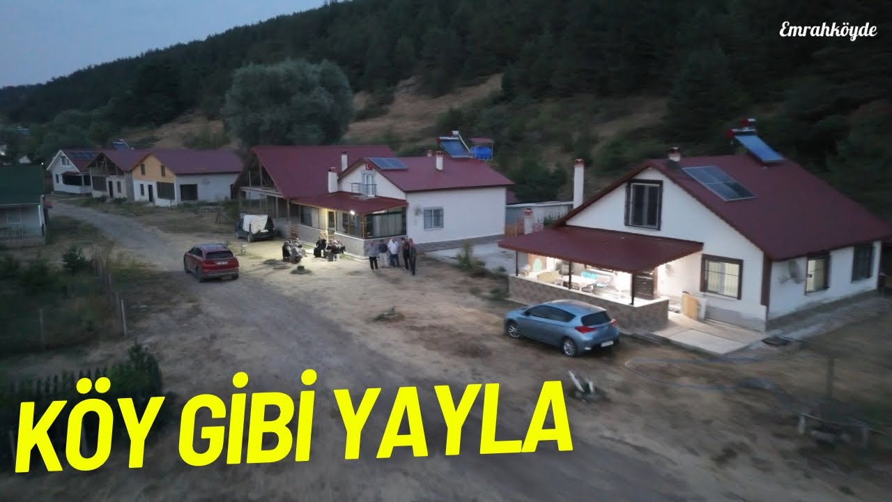 YAYLA MI KÖY MÜ ? - AŞAĞI DÜĞER YAYLASI GEZİMİZDE DRONE ÇEKİMİ - KÖYDE BU KADAR KALABALIK YOK 