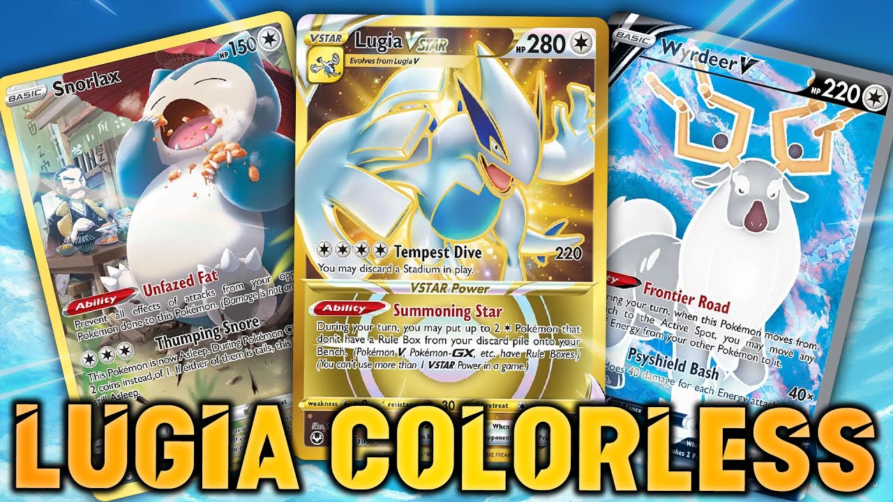 [STD][ITA] La NUOVA versione di LUGIA tutta basata su Pokemon INCOLORE !! (Lugia Colorless)