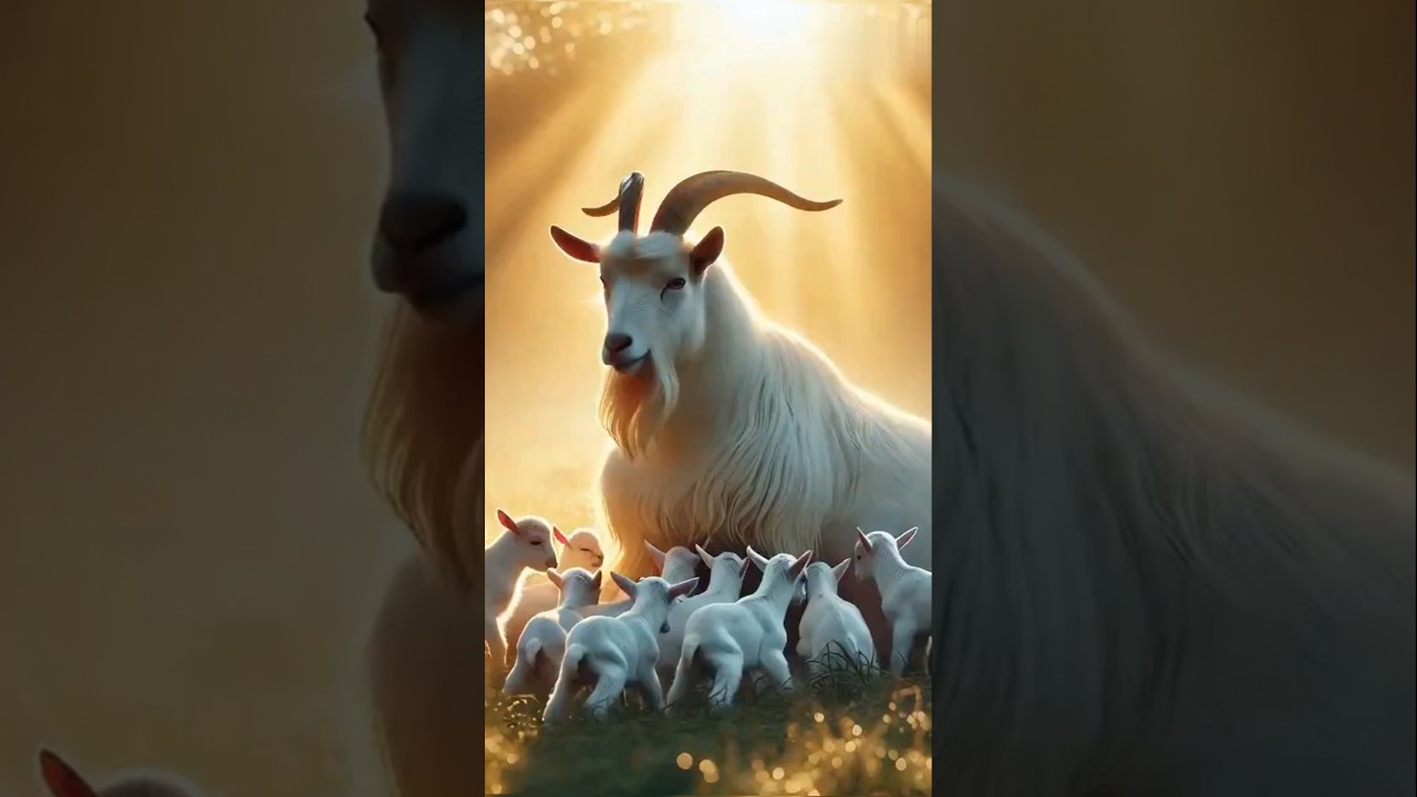 Doctors rescue a white pregnant goat #humanity #rescueanimals #goat #babygoat #veterinary #treatment