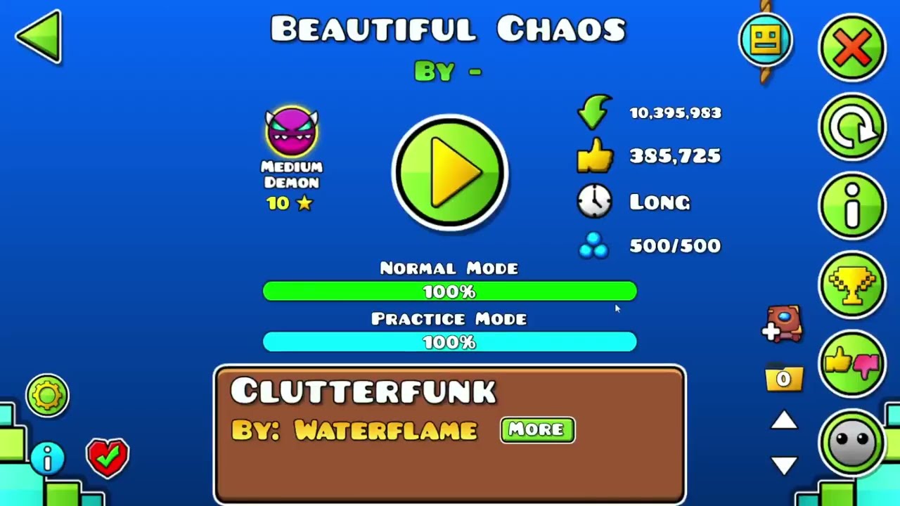 The easiest medium demon ever? Beautiful Chaos by Darnoc2 [Medium Demon]