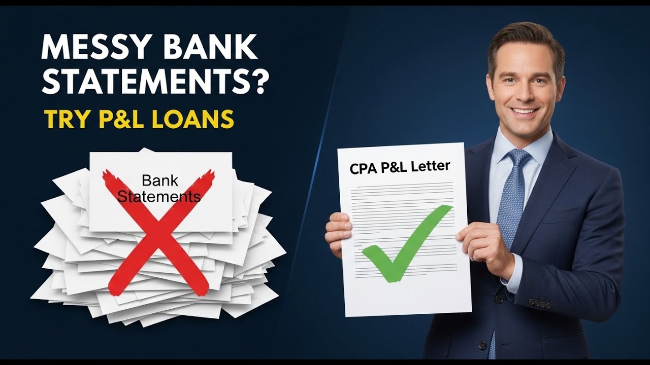 Self-Employed? Qualify With ONLY a P&L Statement (No Bank Statements)