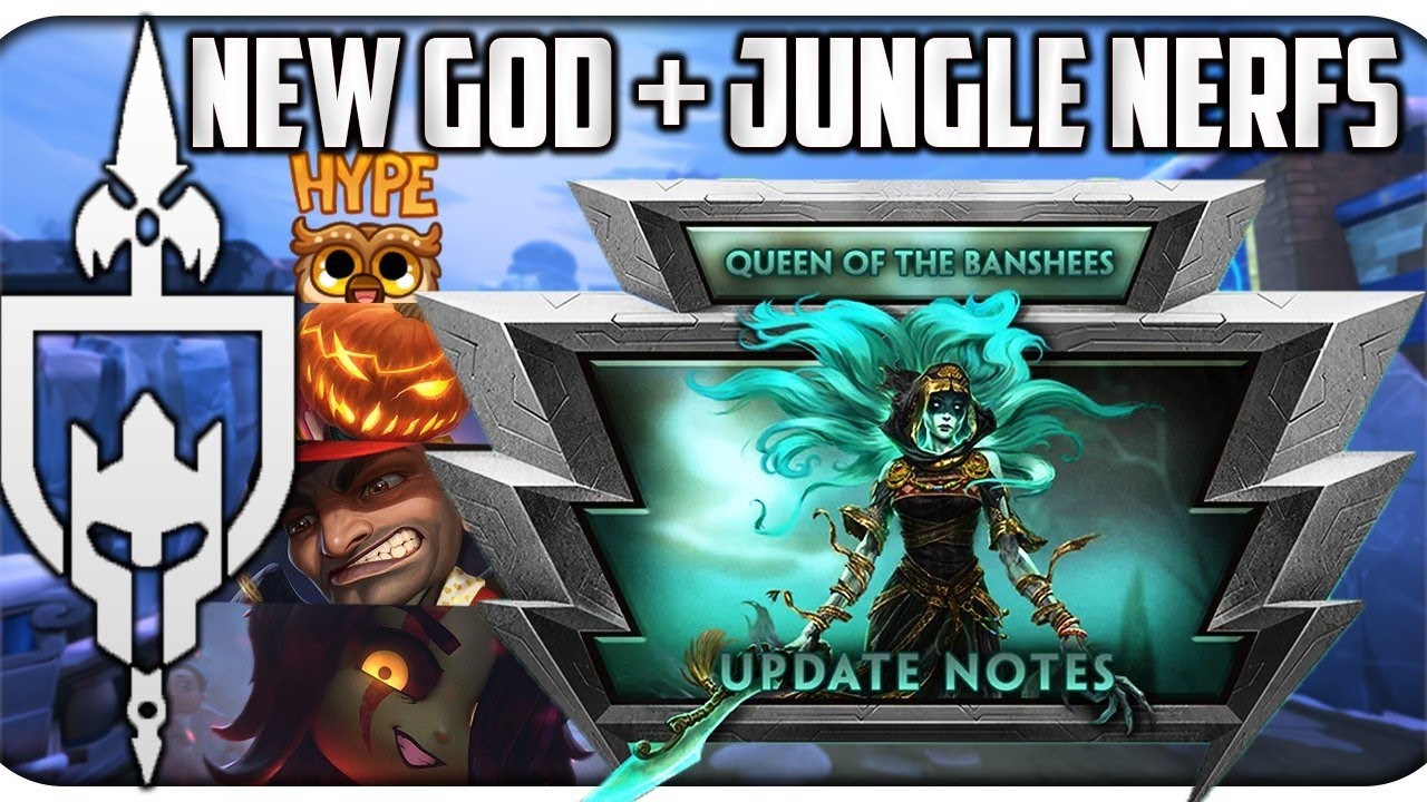 NEW SMITE GOD CLIODHNA! COOLEST KIT EVER IN THE GAME! - Patch Notes The Queen of the Banshees