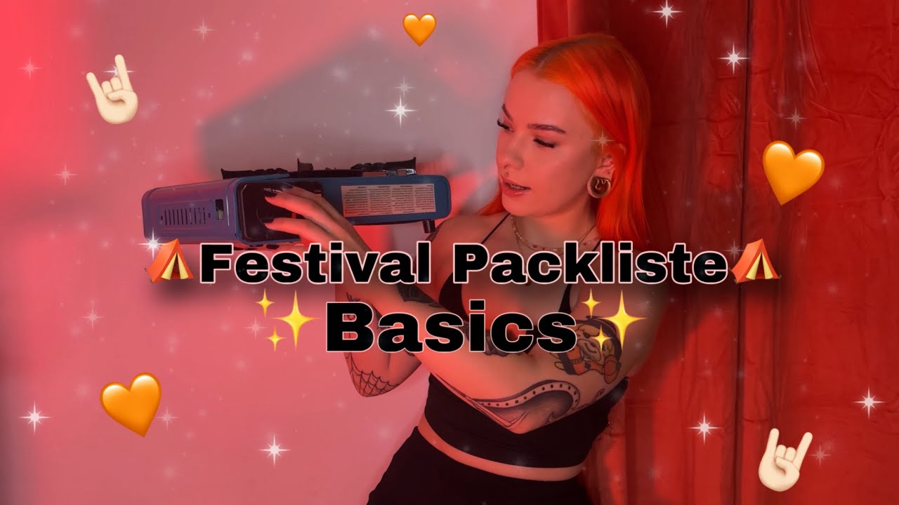 ⛺️Festivalpackliste⛺️-✨Basics✨