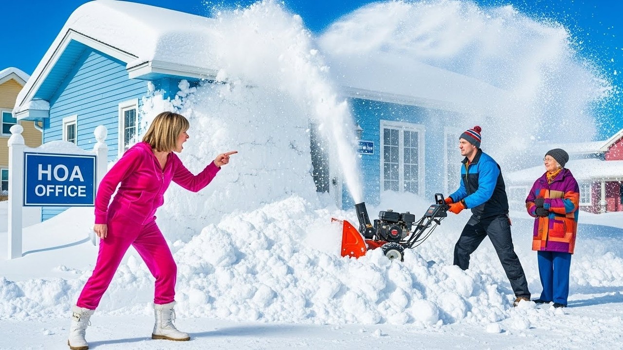 HOA Demanded I Clear Their Driveway, So I Piled All The Snow Right Against Their Front Door