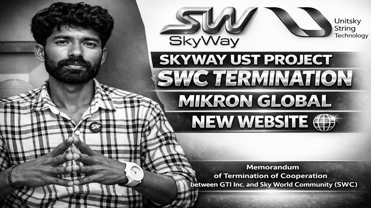 Skyway ust Project - SWC Termination | Mikron Global Website Launch 🔥 | What to do now? #skyway #ust