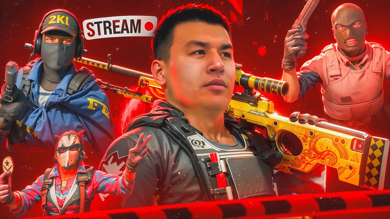 🔥 SIZLER MENEN BIRGE 5X5  | STREAM LIVE CS 2 |  20:00de | 🔥 #stream  #streamcounterstrike #streams
