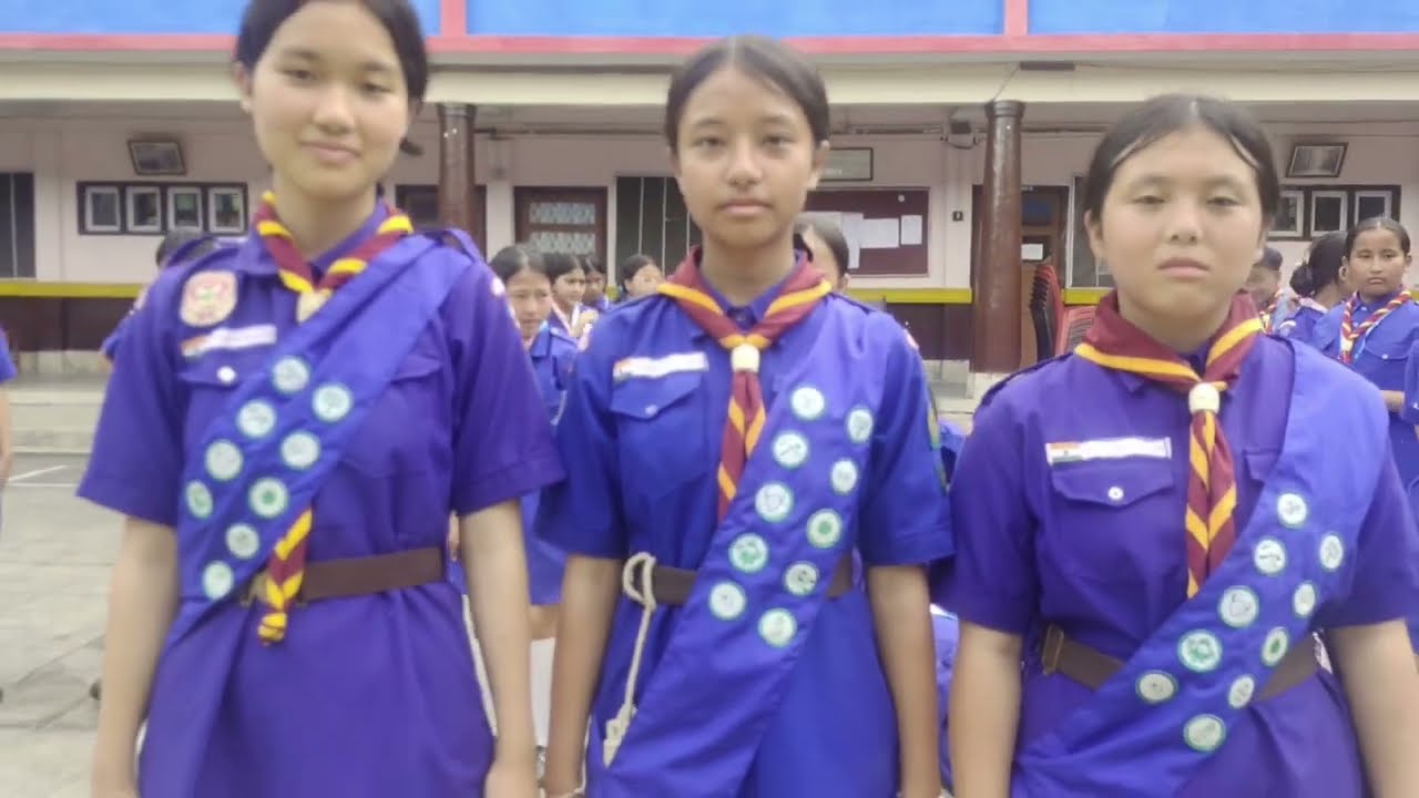Scouts & Guides Camping at NAMCHI PUBLIC SCHOOL
