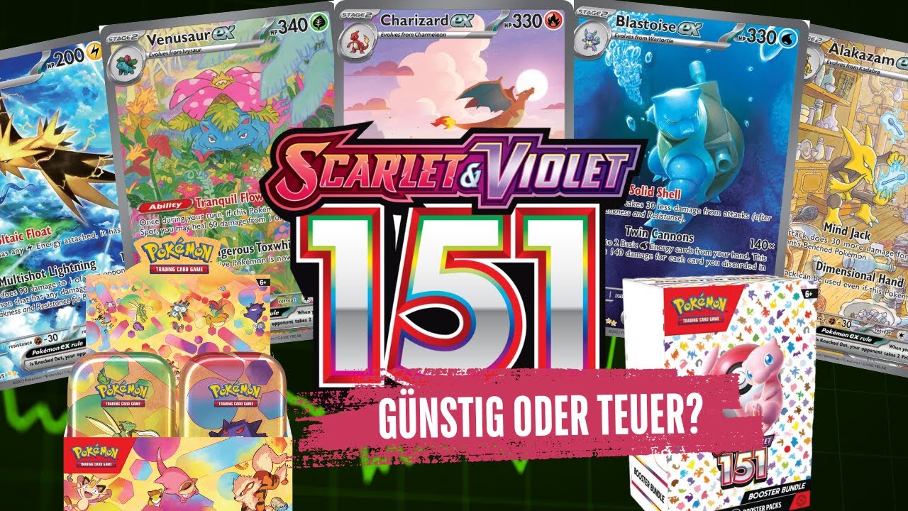 Pokemon Investment - Nachkauf von Pokemon 151 & Vergleich EN/JP!