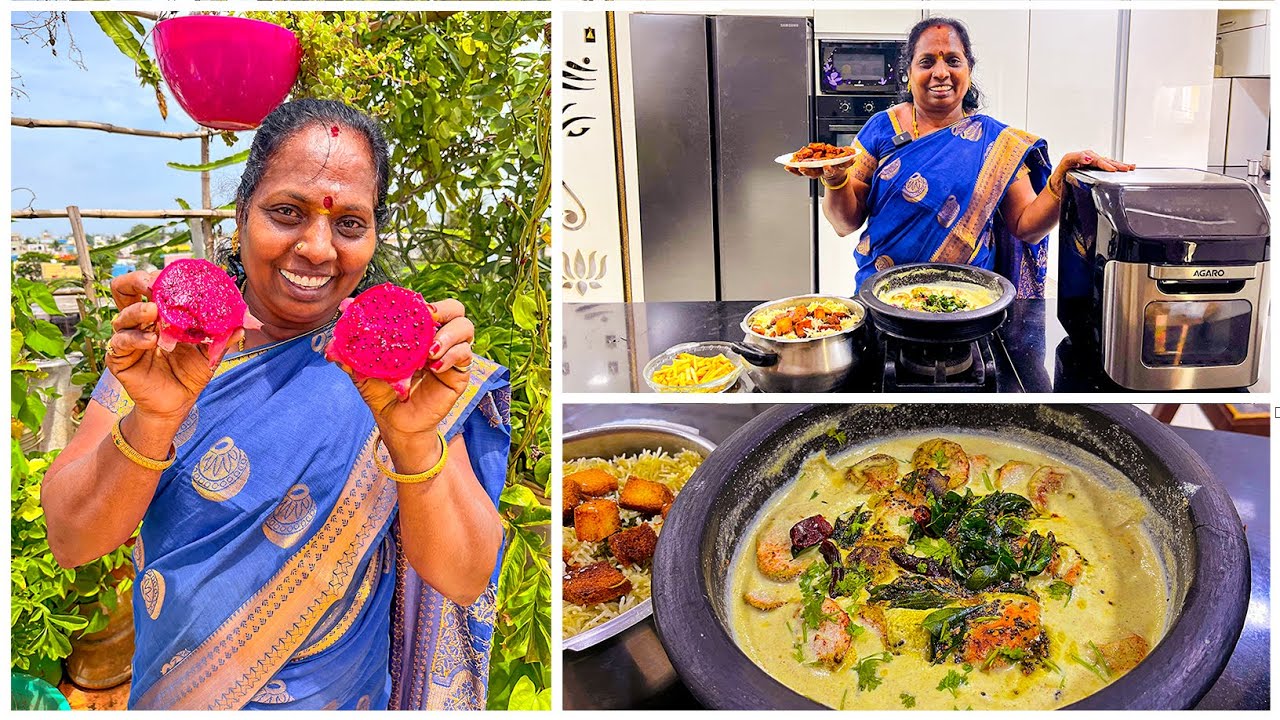 😍இந்த HAPPINESSக்கு 4 வருஷம் WAIT பண்ணேன்❤️|Finally |Thayir Urulaikilangu kulambu|Afternoon Lunch