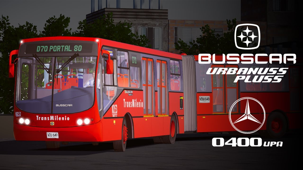 Busscar Urbanuss Pluss - Mercedes Benz O400-UPA ( ​​OM 449 LA ) de SOMOS K S.A. Transmilenio