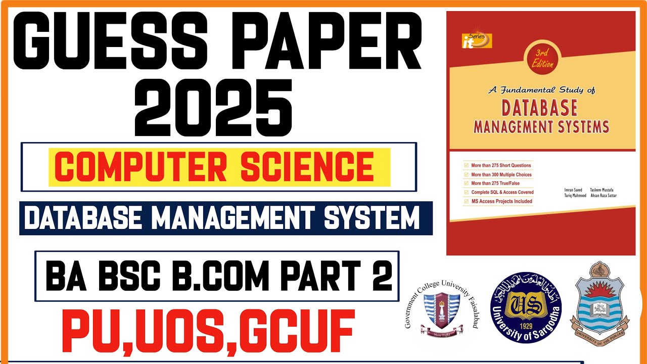 Computer BSc Part 2 Guess for Supplementary Examination 2025