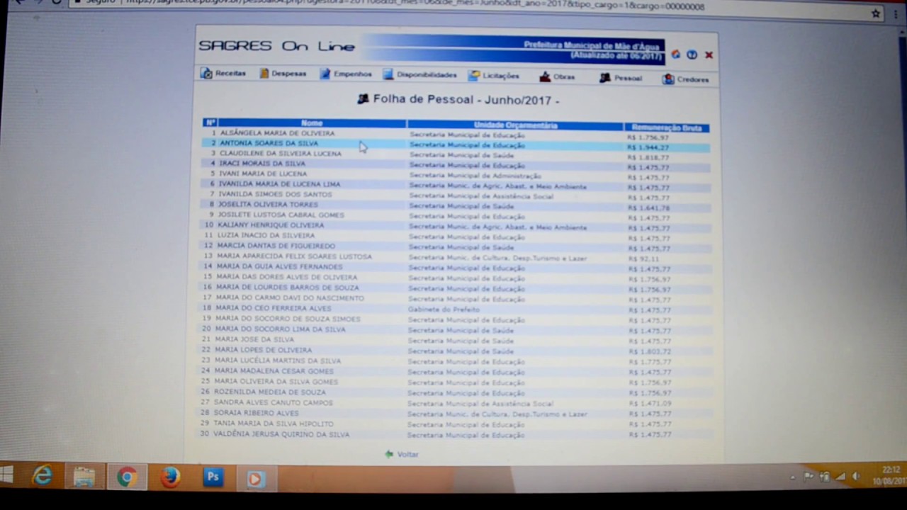 SAGRES ONLINE, COMO TER ACESSO AOS GASTOS DO DINHEIRO P&Uacute;BLICO DO SEU MUNIC&Iacute;PIO? VEJA AQUI,FISCALIZE!