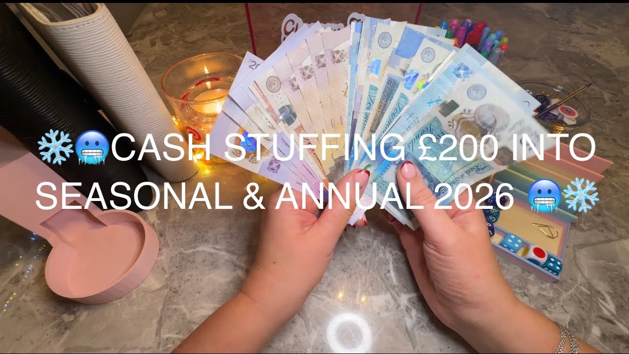 🥶❄️CASH STUFFING £200 INTO SEASONAL AND ANNUAL 2026 GAMES BINDERS❄️🥶