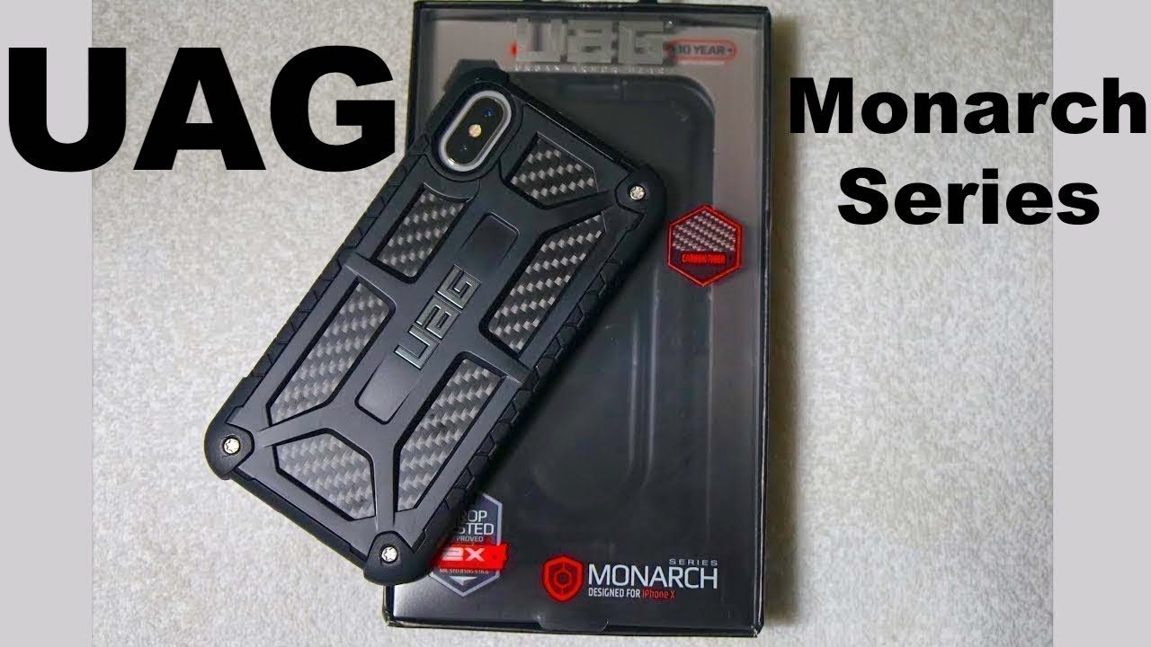 UAG Monarch Carbon Fibre iPhone X Case - Review - The Toughest Case EVER!