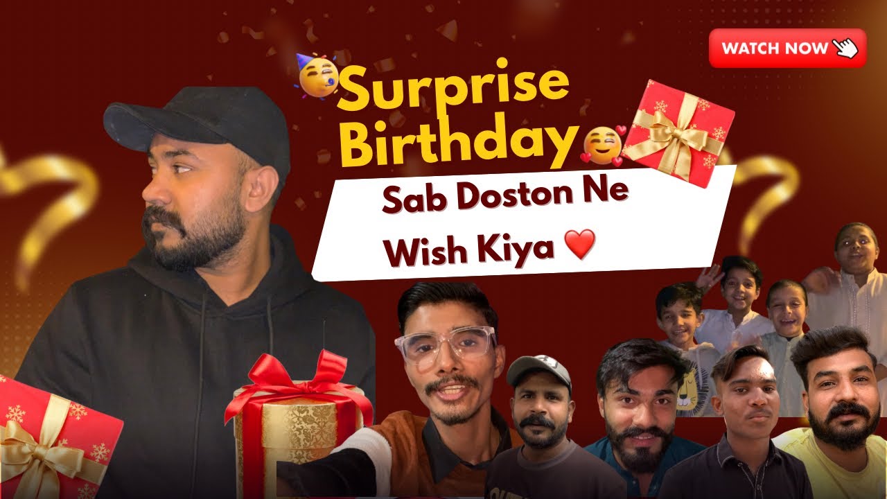 Surprise Birthday Wishes 🎉
