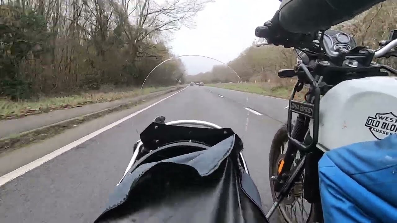 Успех! Установка коляски на Royal Enfield Himalayan.