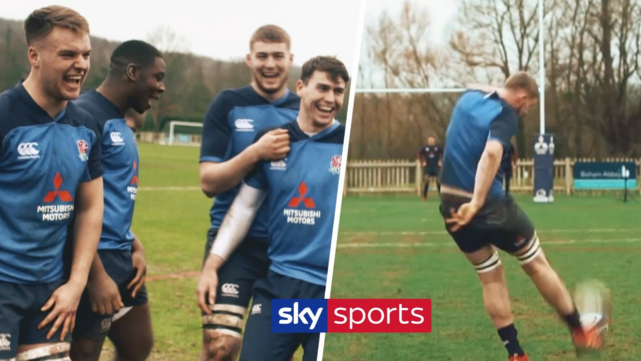 Drop Goal Challenge 🏉✨| England Rugby Under 20s