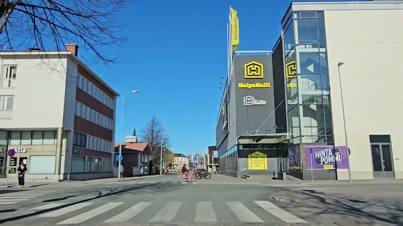 [4k] Driving Around Kokkola | What Is Everyday Life in Finland Really Like?