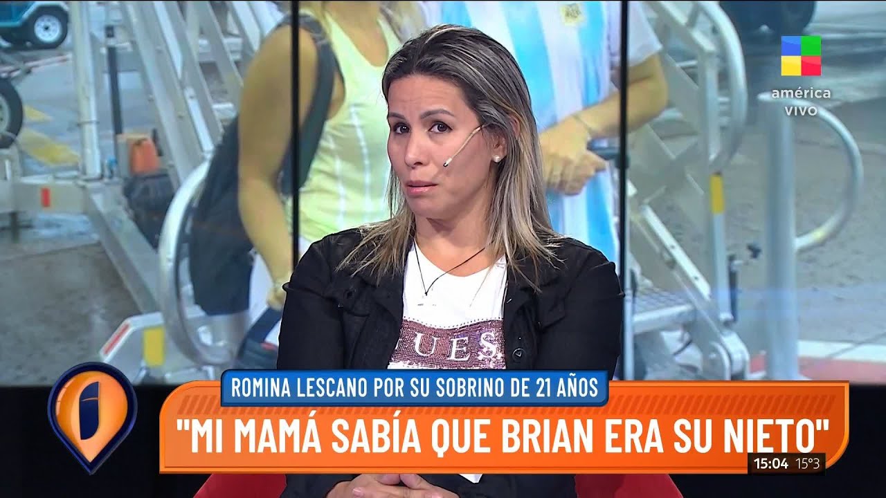Romina Lescano, hermana de Pablo, habla de su sobrino de 21 años