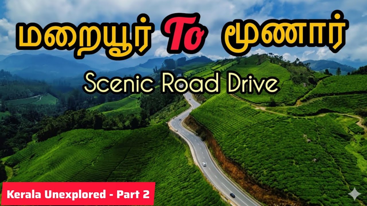 Marayur To Munnar Road Travel | Scenic View | Kerala - Part 2 