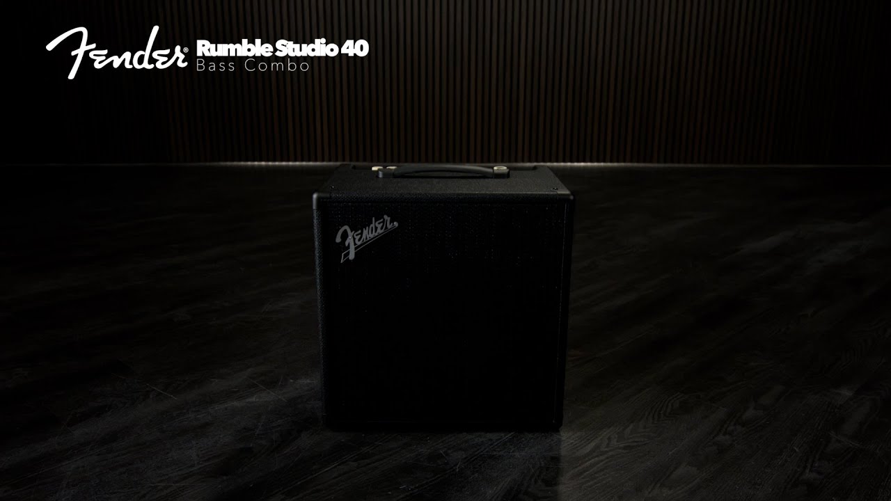 Fender Rumble Studio 40 Bass Combo Amp Sound demo | Gear4music