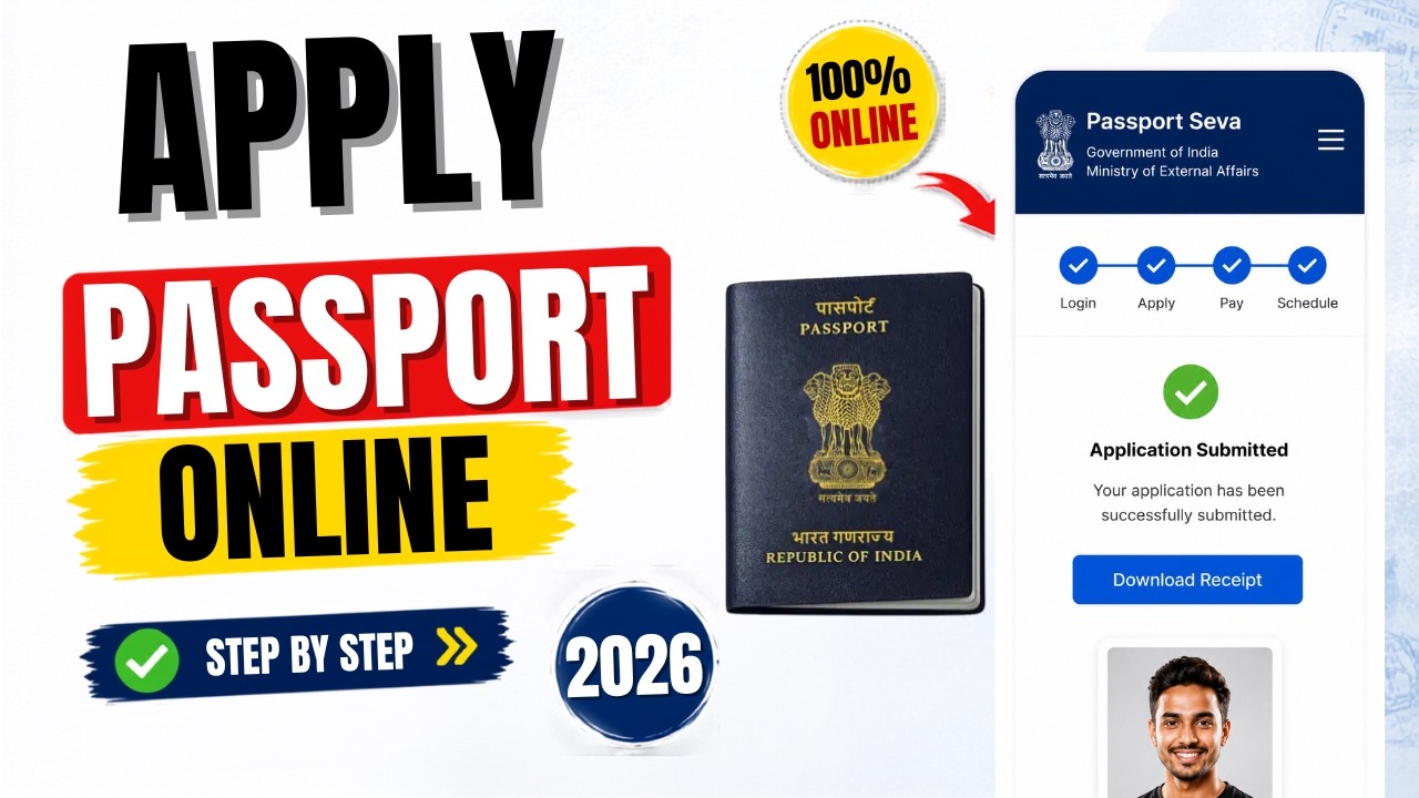 How To Apply For Passport Online | How To Make Passport | 2026 | Tamil
