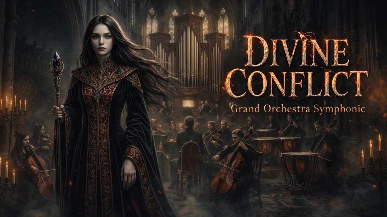 DIVINE CONFLICT | Dark Symphonic Metal & Gothic Grand Orchestra | Epic Sacred War Album