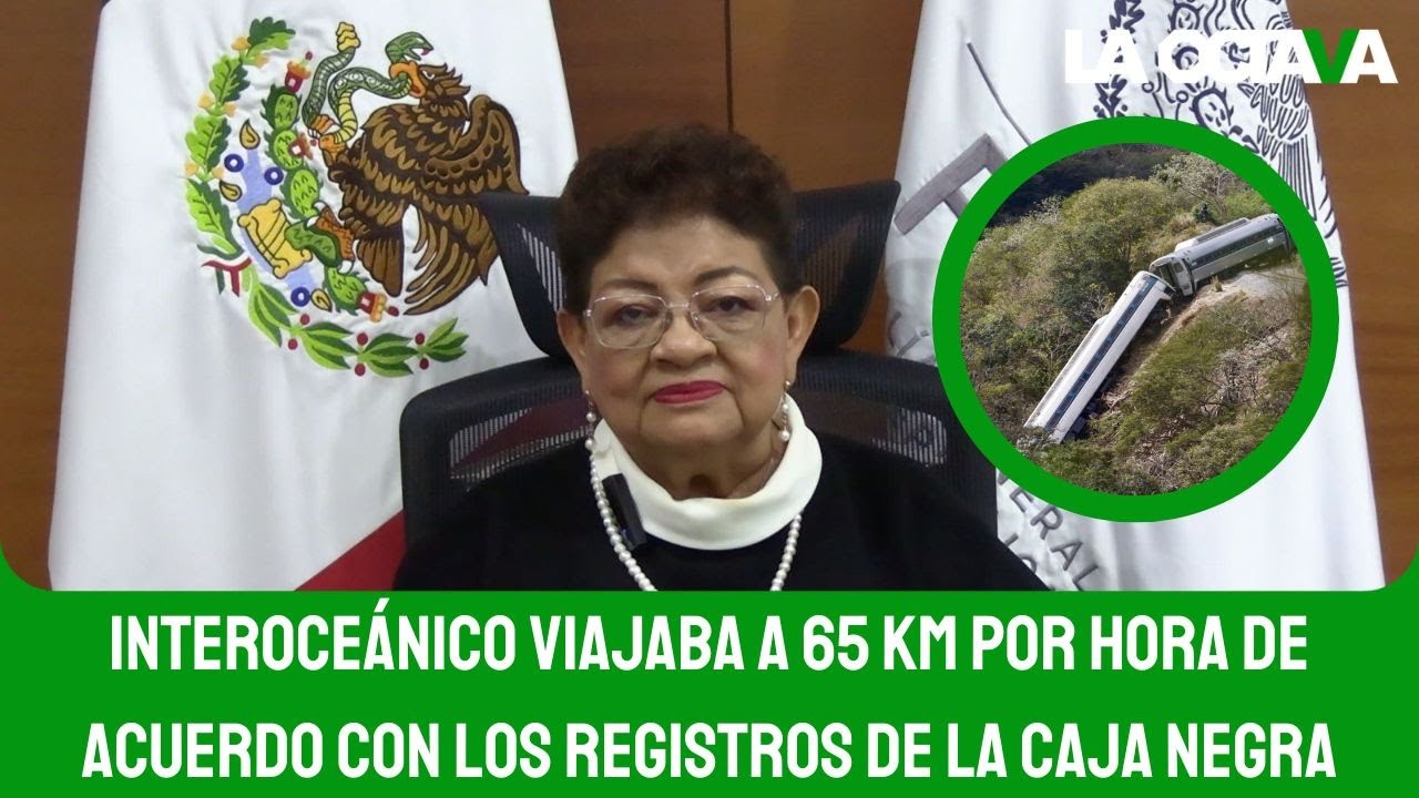 EXCESO de VELOCIDAD PROVOCÓ el DESCARRILAMIENTO del TREN INTEROCEÁNICO: FGR