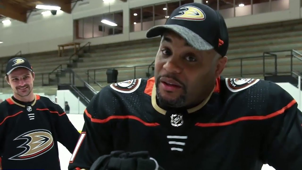 Daniel Cormier Gives Hockey Another Try With the Anaheim Ducks