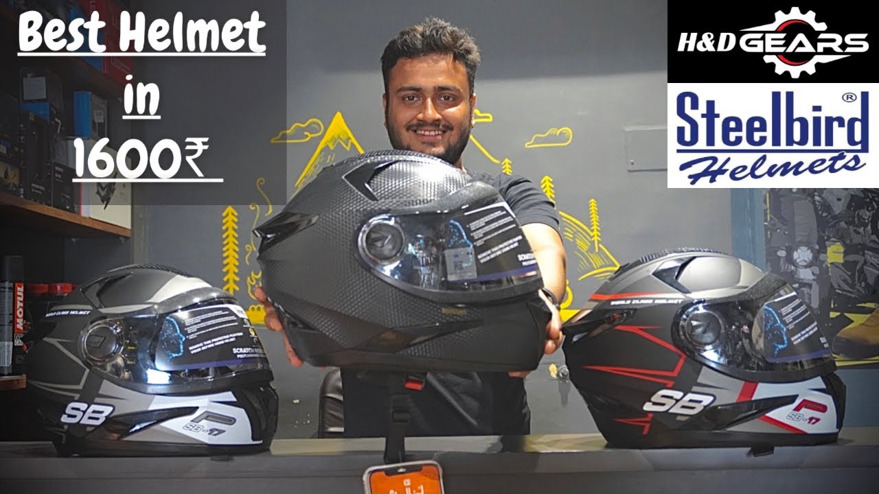 Best Helmet in 1600₹ | SBH-17 Robot | Review | H&D Gears