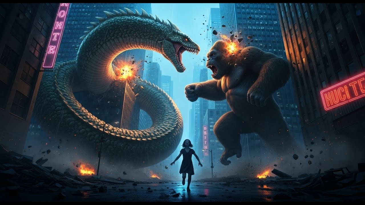 King Kong Full Movie | KING KONG vs TITANOBOA REBORN | The Urban Monster War
