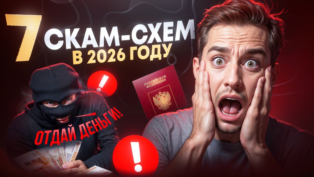 7 главных скамов 2026, которые крадут деньги прямо сейчас