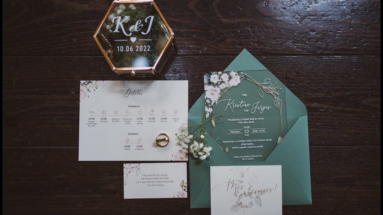 Kāzu video, Kristīne un Jurģis, svinību vieta Ezernieki | BalticWedding