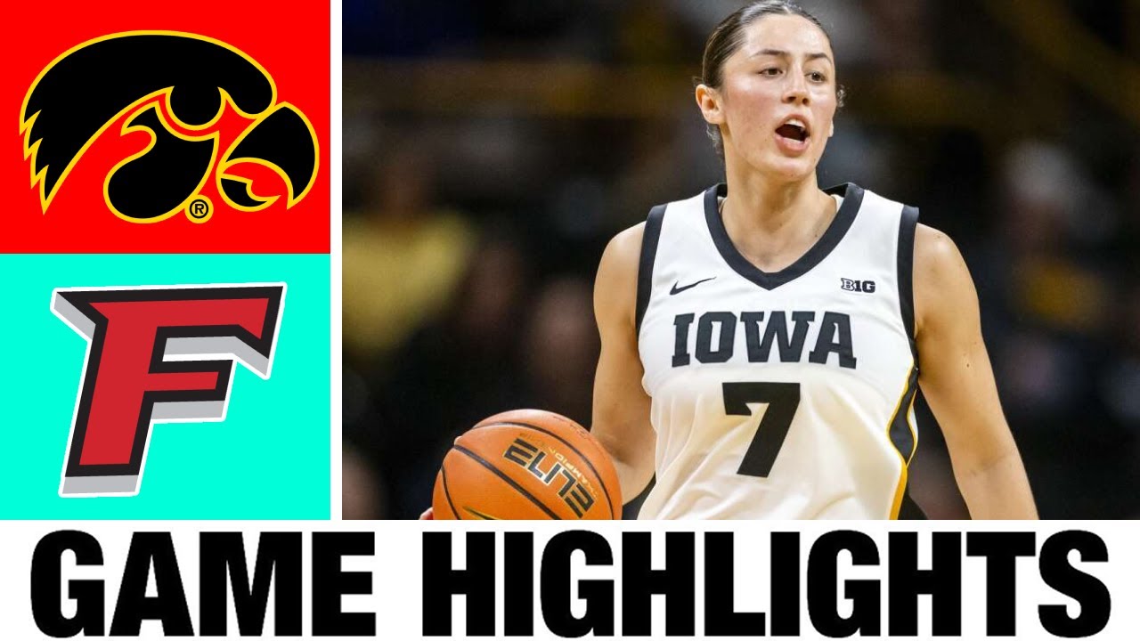 #11 Iowa vs Fairfield Highlights | Women's Basketball | College Basketball 2025