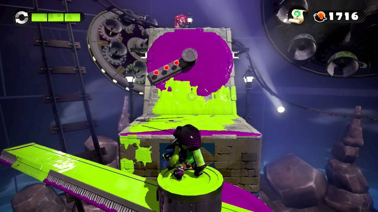 【720HD】スプラトゥーン(Splatoon) ヒーローモード、ジャイロオフ＆パワーアップなしでクリア　Part 21