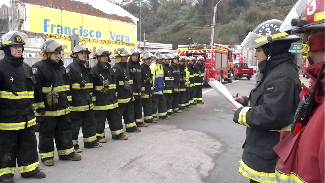 Ultima formación Tercera Compañía en Ex Cuartel de Bomberos Talcahuano